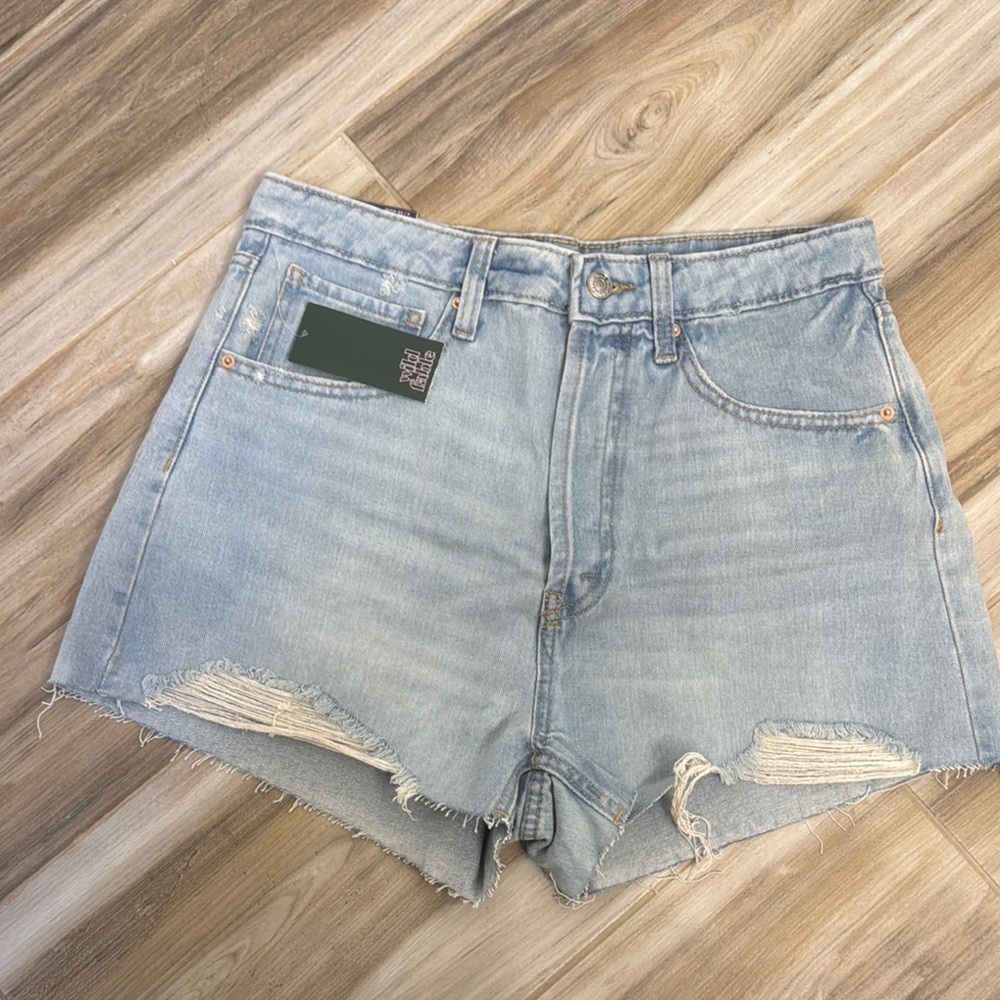 Women's Light Blue Denim Shorts